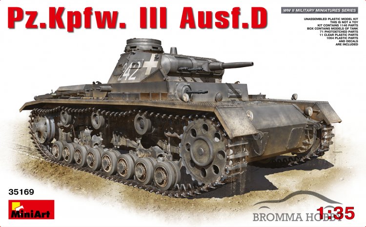 Pz.Kpfw.III Ausf.D [MA 35169] - 379.00 SEK :