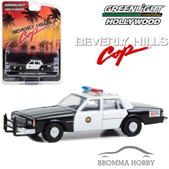 Chevrolet Impala (1981) - Beverly Hills Police - Snuten i Hollywood - Klicka på bilden för att stänga