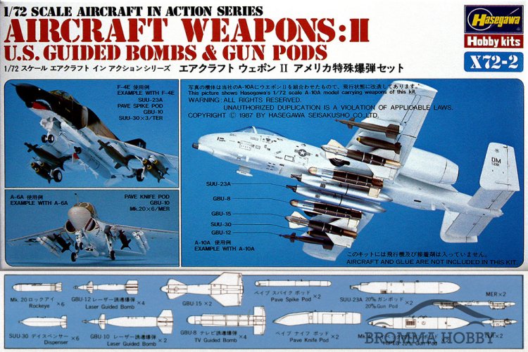 Aircraft Weapons II - US Guided Bombs & Gun Pods - Click Image to Close